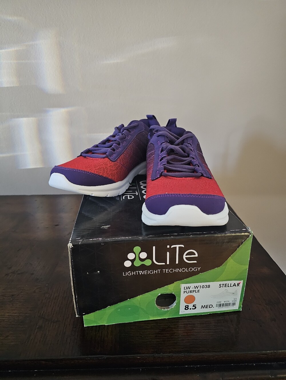 Women's Stellar Athletic Sneakers - Purple & Red